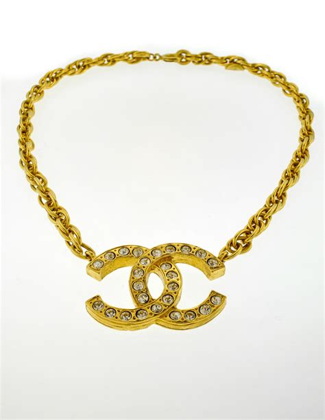 chanel cc necklace collier|genuine chanel necklace.